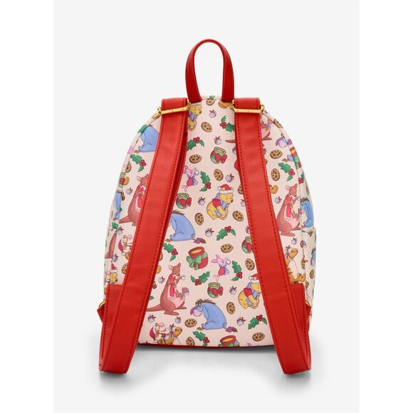 Loungefly Disney Winnie The Pooh Milk & Cookies Holiday Mini Backpack - Picture 4 of 5